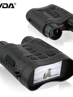 4K Night Vision Binoculars, Infrared Digital Telescope, 8X Zoom for Hunting and Camping.